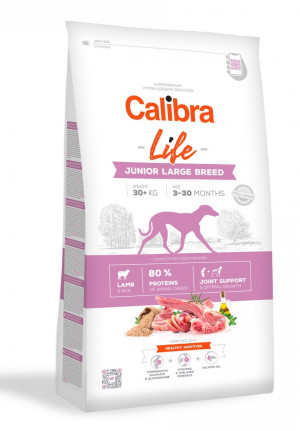 Calibra Dog Life JUNIOR LARGE Lamb - sausā barība suņiem 2.5kg